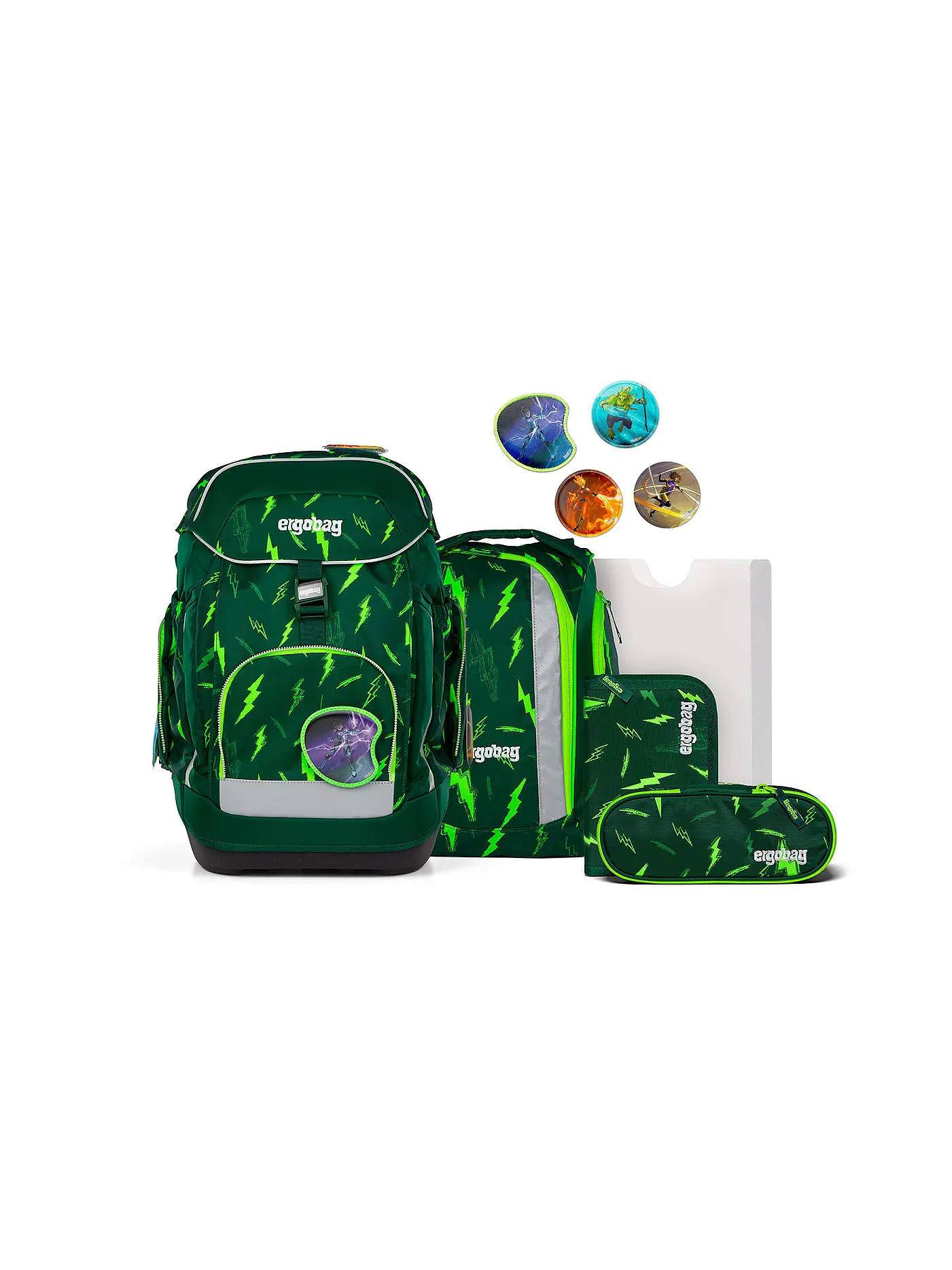 ERGOBAG | Schulrucksack-Set 6tlg.  Maxi Bärtastisch | 